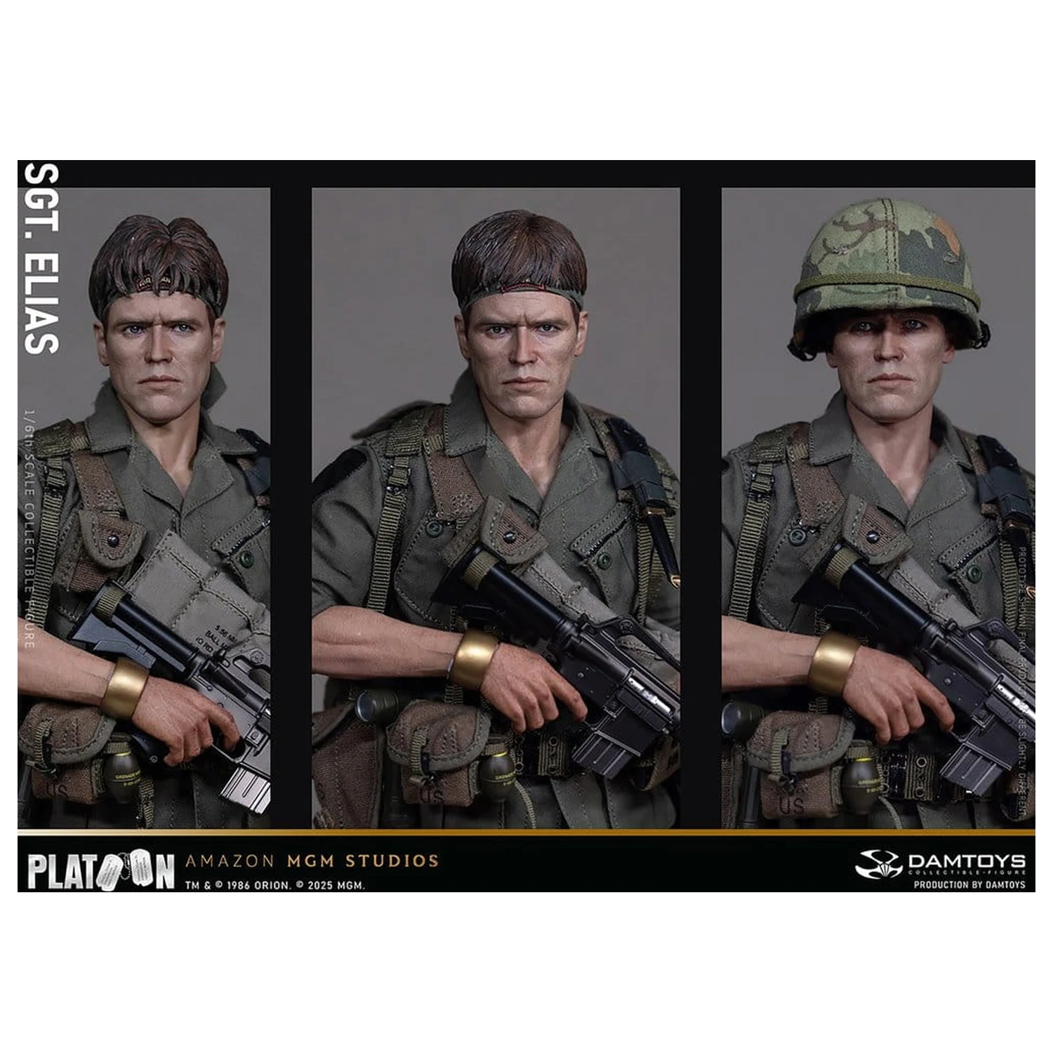 Platoon Action Figure 1/6 Sergeant Elias 30 cm product photo