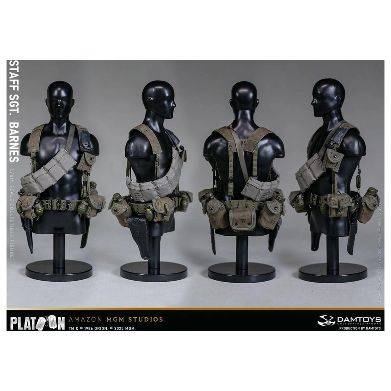 Platoon Action Figure 1/6 Staff Sergeant Barnes 30 cm product photo