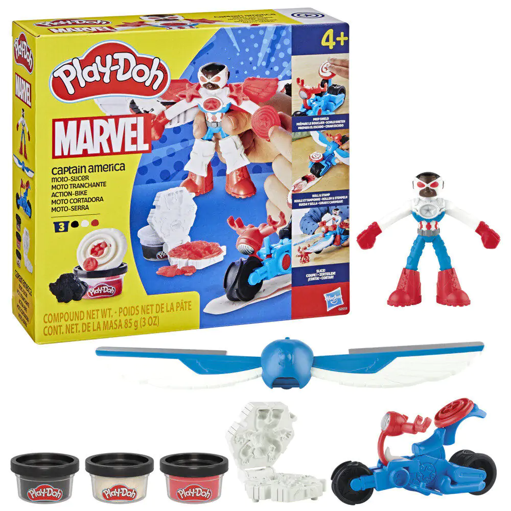 Play-Doh Marvel Captain America Motor mower product photo