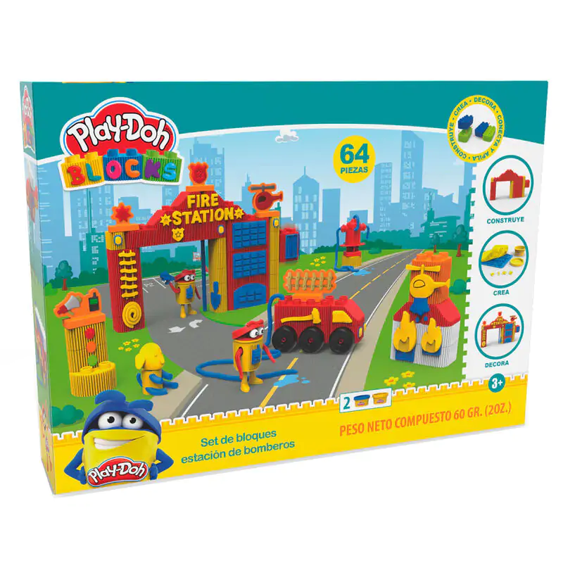 Play-Doh Fire Station Block set playset termékfotó