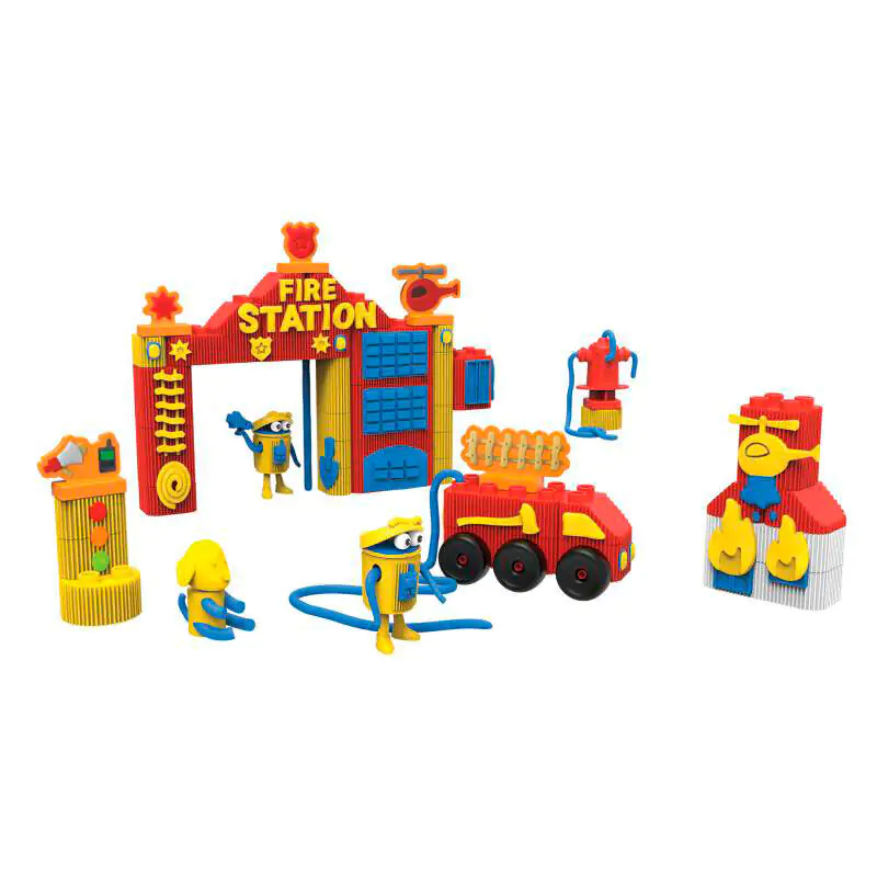 Play-Doh Fire Station Block set playset product photo