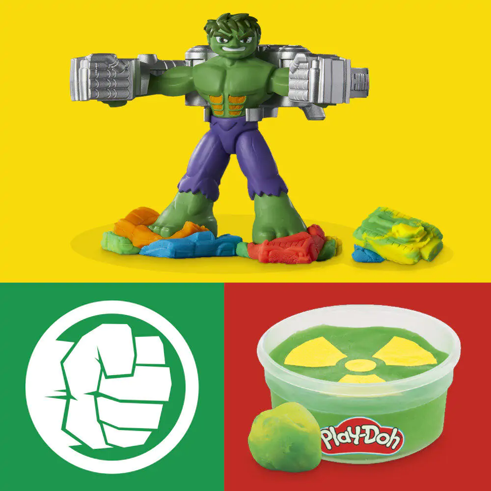 Play-Doh Marvel Hulk Crushes and shapes product photo