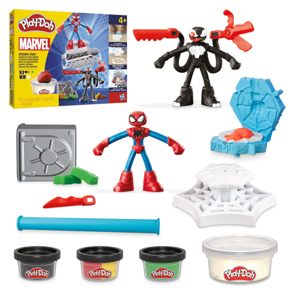 Play-Doh Marvel Spiderman Throw and catch product photo