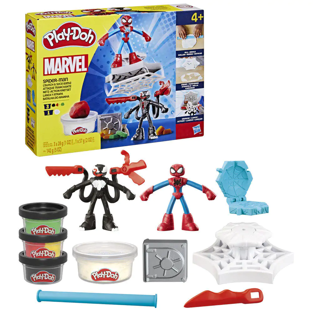 Play-Doh Marvel Spiderman Throw and catch product photo