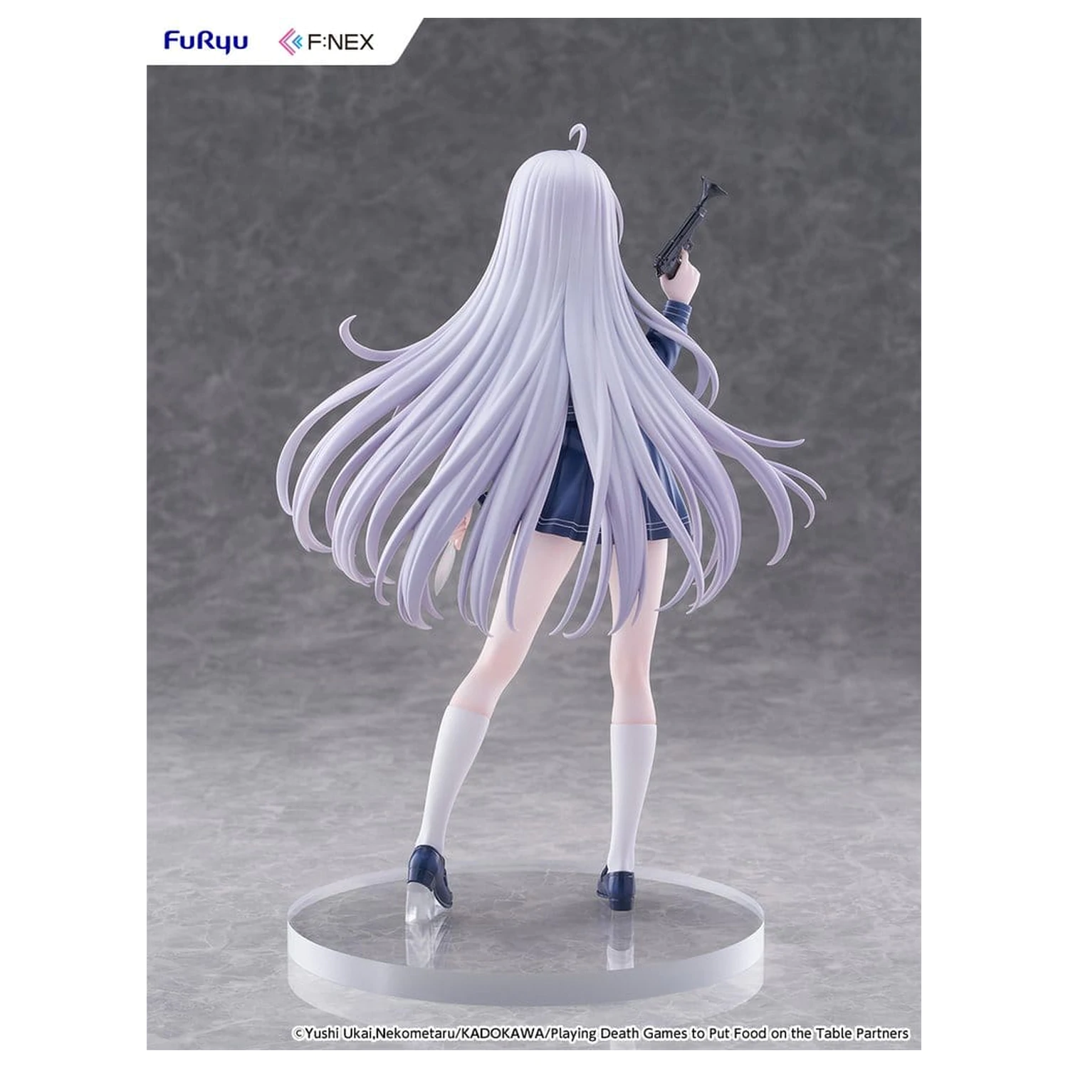 Playing Death Games to Put Food on the Table PVC Figure 1/7 Yuki School Uniform Ver. 24 cm product photo