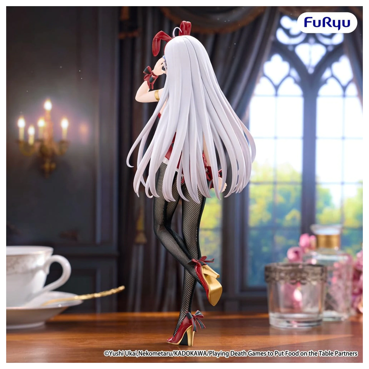 Playing Death Games to Put Food on the Table BiCute Bunnies PVC Statue Yuki 25 cm product photo