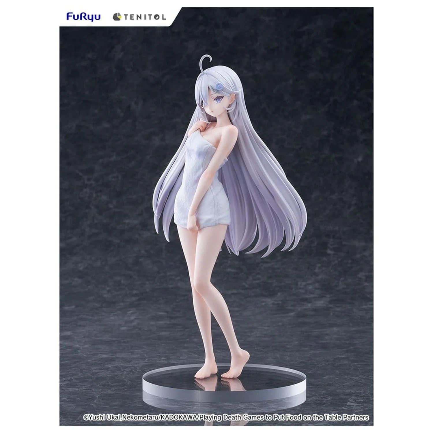 Playing Death Games to Put Food on the Table Light Novel PVC Statue Yuki Golden Bath Ver. 30 cm product photo