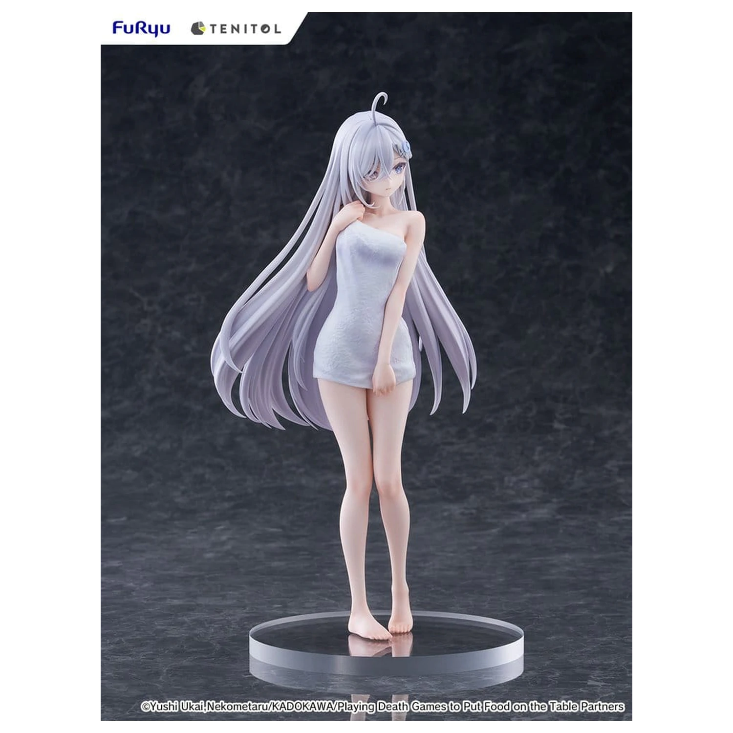 Playing Death Games to Put Food on the Table Light Novel PVC Statue Yuki Golden Bath Ver. 30 cm product photo