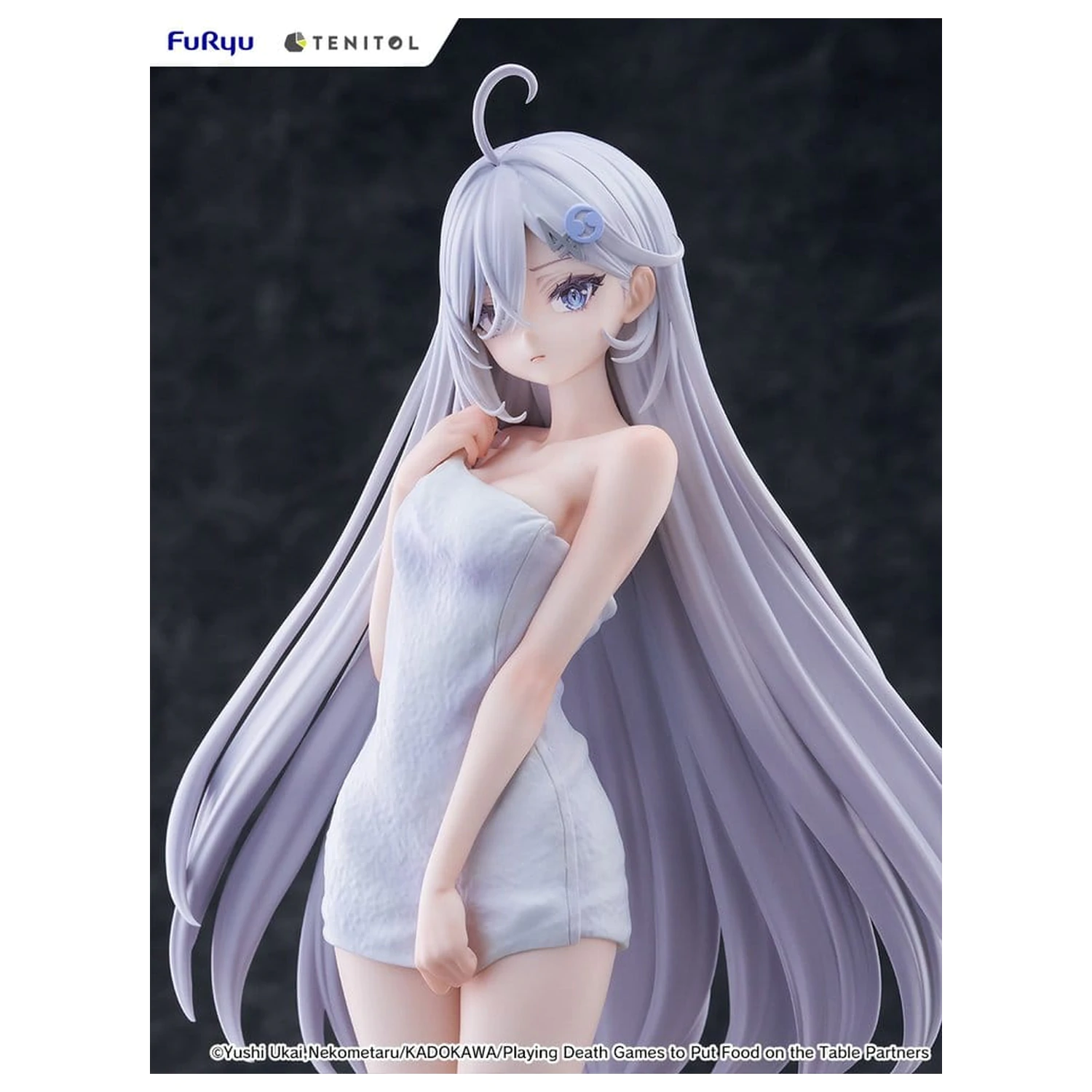 Playing Death Games to Put Food on the Table Light Novel PVC Statue Yuki Golden Bath Ver. 30 cm product photo