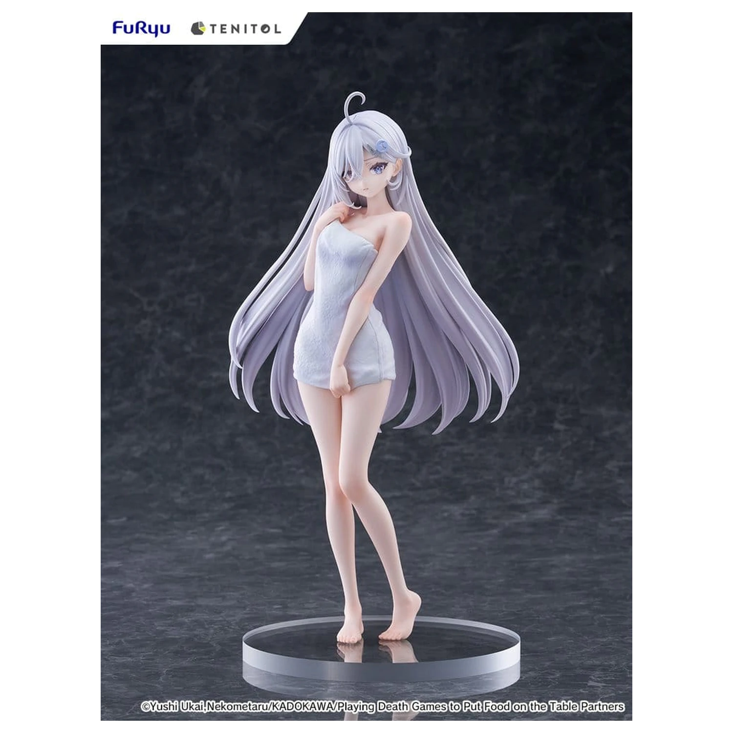 Playing Death Games to Put Food on the Table Light Novel PVC Statue Yuki Golden Bath Ver. 30 cm product photo