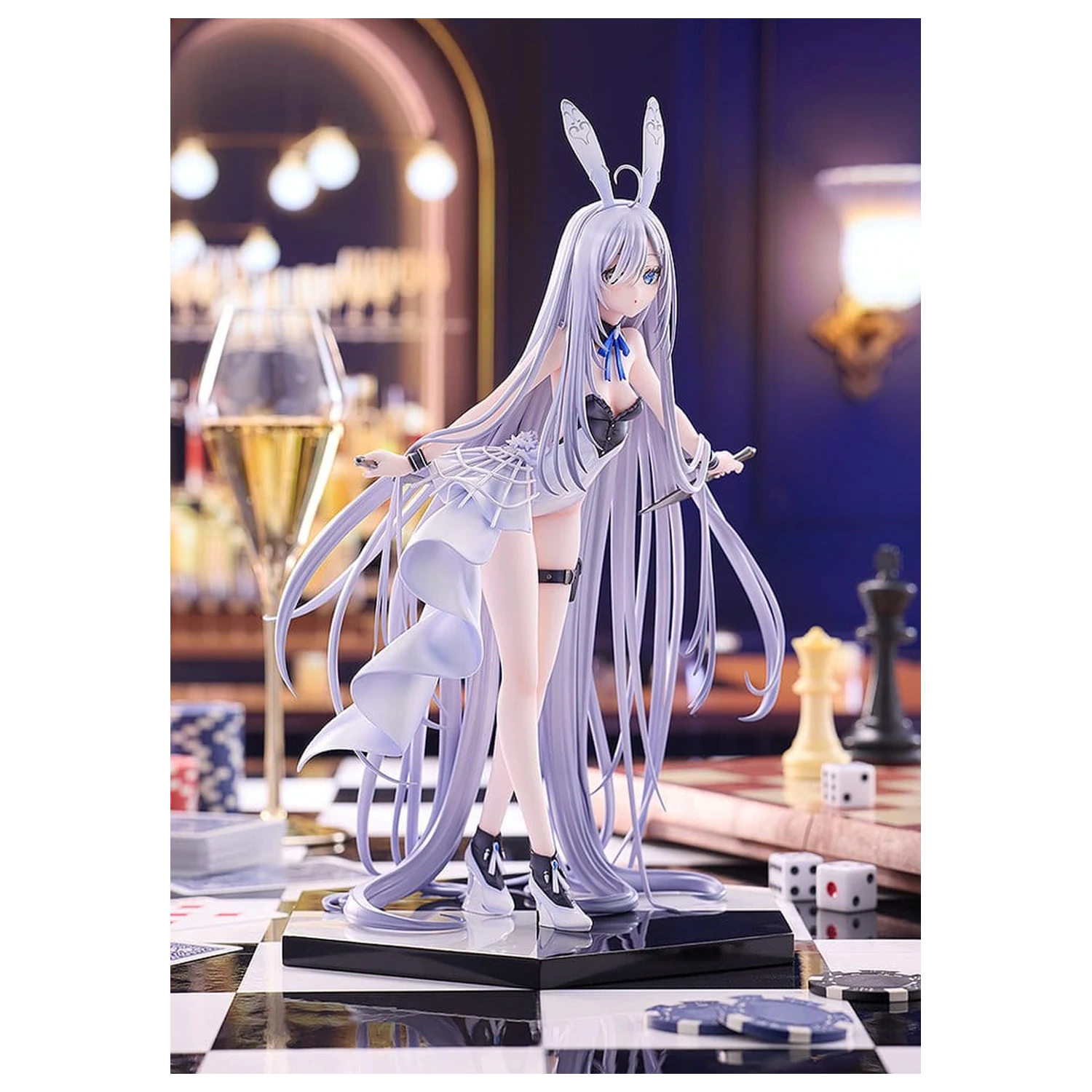 Playing Death Games to Put Food on the Table Wolf PVC Statue 1/7 Holo Light Novel bunny Ver. illustration by Jyuu Ayakura 23 cm  product photo