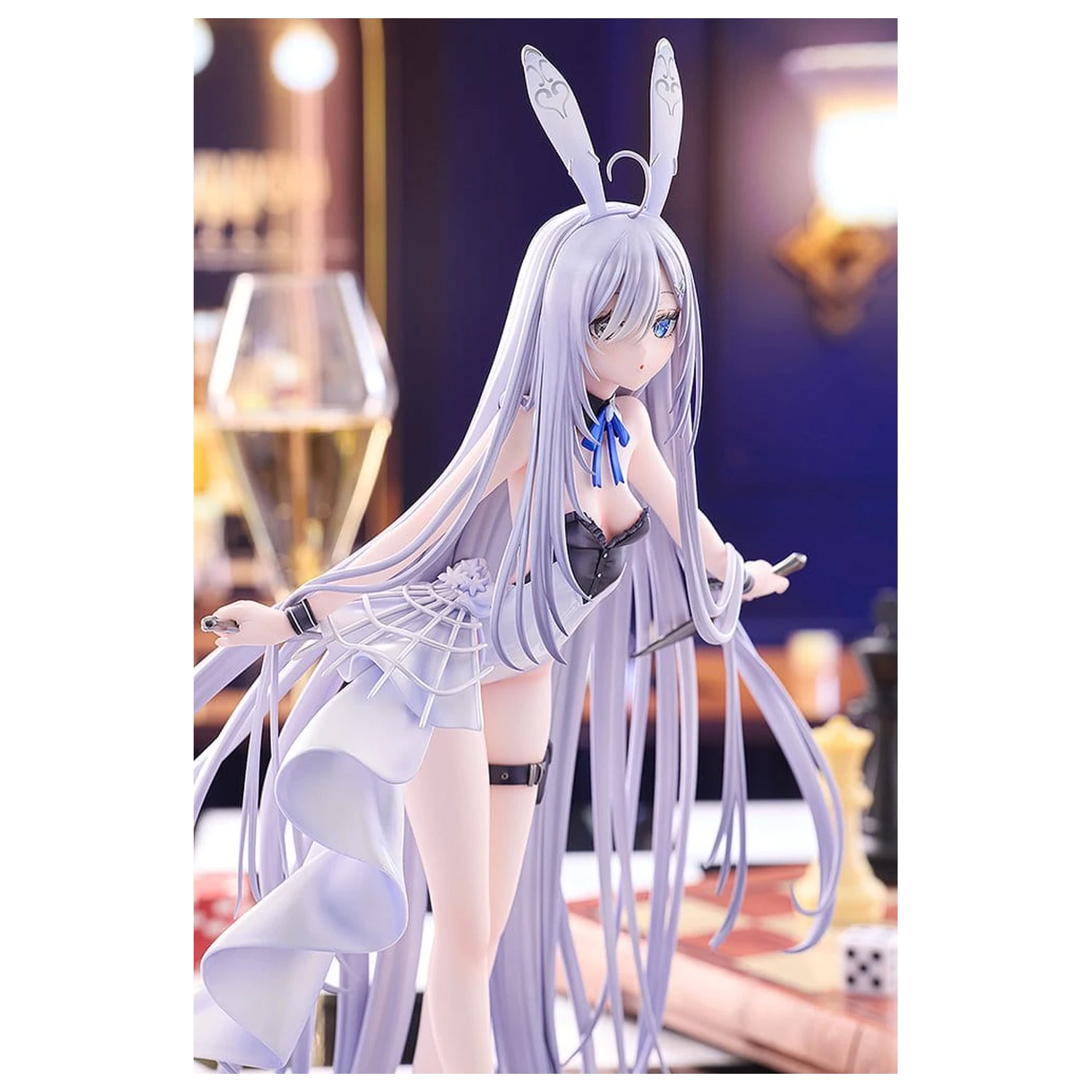 Playing Death Games to Put Food on the Table Wolf PVC Statue 1/7 Holo Light Novel bunny Ver. illustration by Jyuu Ayakura 23 cm  product photo