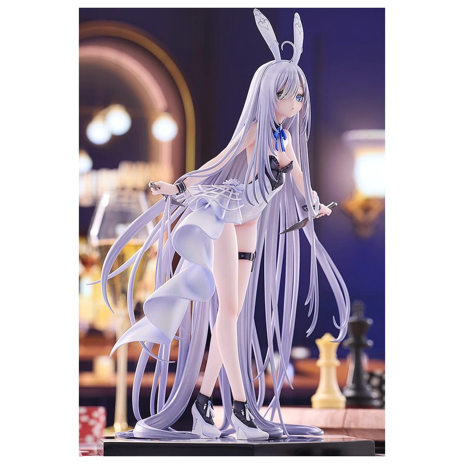 Playing Death Games to Put Food on the Table Wolf PVC Statue 1/7 Holo Light Novel bunny Ver. illustration by Jyuu Ayakura 23 cm  product photo