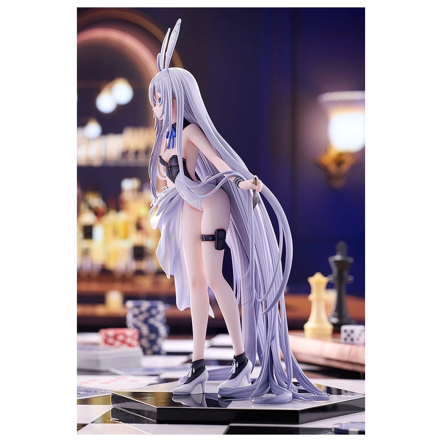 Playing Death Games to Put Food on the Table Wolf PVC Statue 1/7 Holo Light Novel bunny Ver. illustration by Jyuu Ayakura 23 cm  product photo