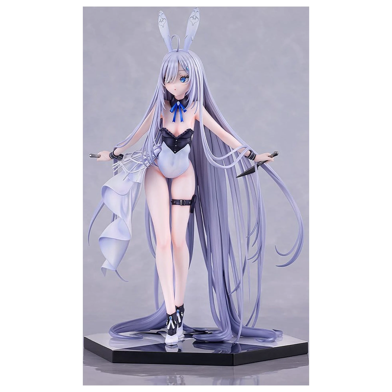 Playing Death Games to Put Food on the Table Wolf PVC Statue 1/7 Holo Light Novel bunny Ver. illustration by Jyuu Ayakura 23 cm  product photo