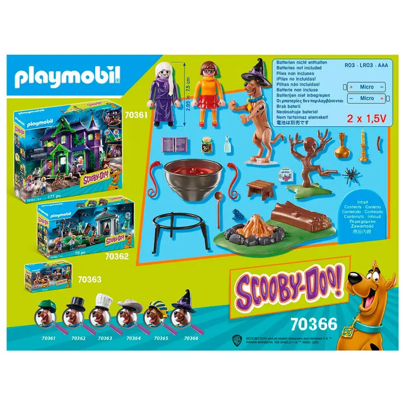 Playmobil Scooby-Doo! Adventure in the Witches Cauldron product photo