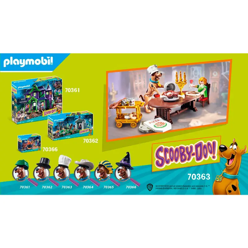 Playmobil Scooby-Doo! Dinner with Shaggy product photo