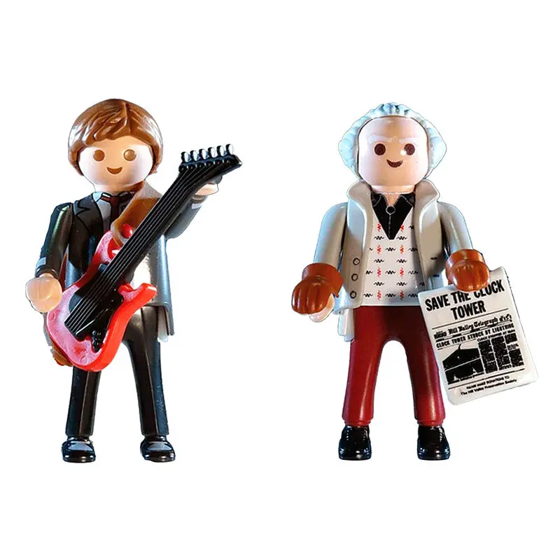 Playmobil Back to the Future Marty Mcfly and Dr. Emmett Brown set 2 figures product photo