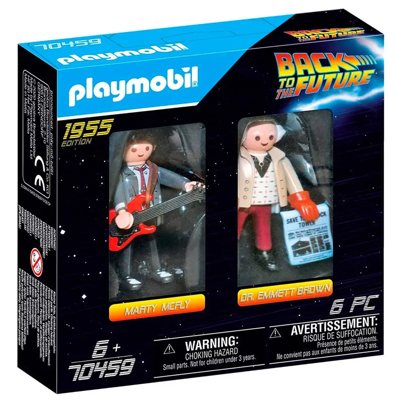 Playmobil Back to the Future Marty Mcfly and Dr. Emmett Brown set 2 figures product photo