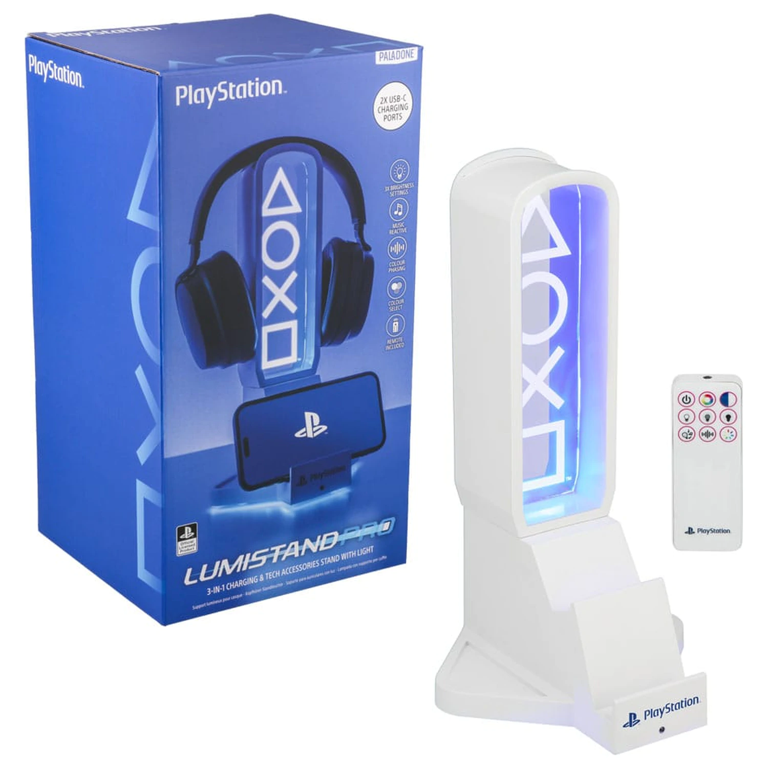 Playstation Desk Headphone Stand with Light 30 cm product photo