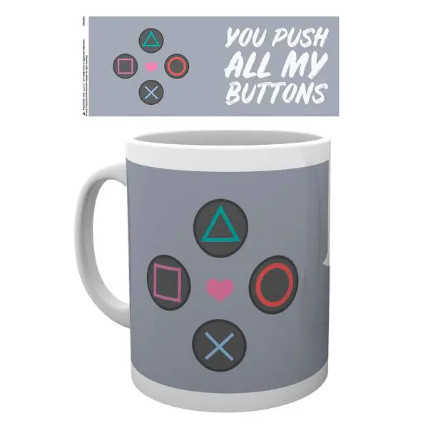 Playstation Push My Buttons mug product photo