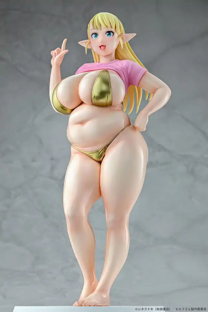 Plus-Sized Elf PVC Statue 1/7 Elfuda Gold Ver. 26 cm  product photo