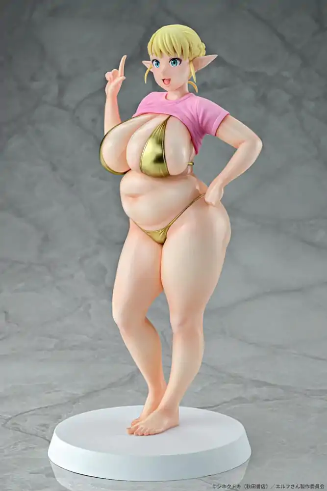 Plus-Sized Elf PVC Statue 1/7 Elfuda Gold Ver. 26 cm  product photo