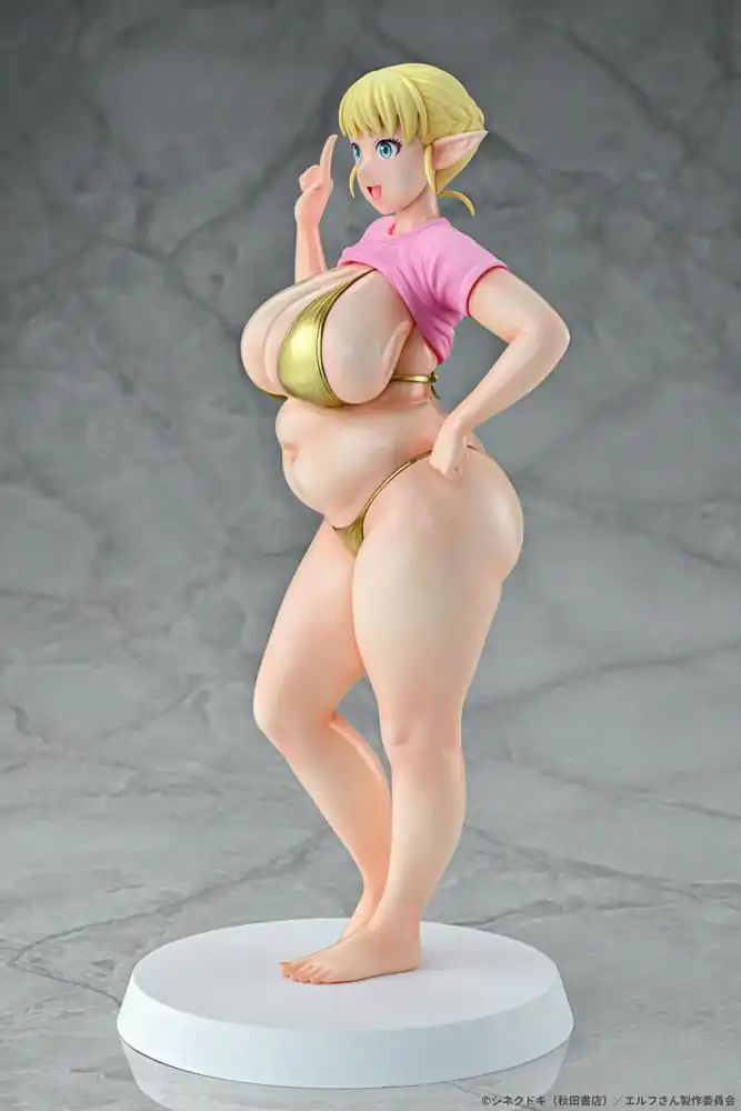 Plus-Sized Elf PVC Statue 1/7 Elfuda Gold Ver. 26 cm  product photo
