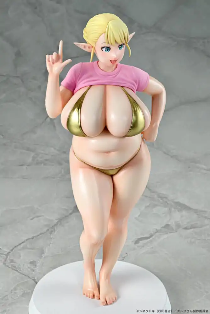 Plus-Sized Elf PVC Statue 1/7 Elfuda Gold Ver. 26 cm  product photo