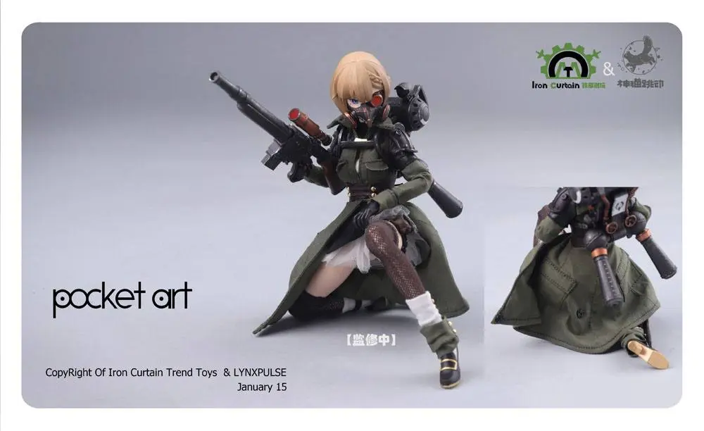 Pocket Art Action Action Figure 1/12 PA001 Emilia 15 cm product photo