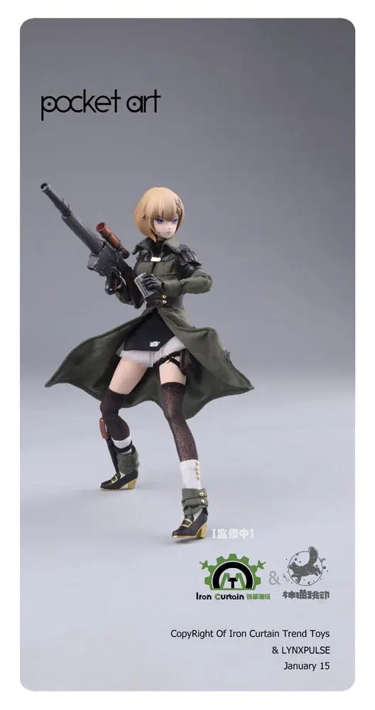 Pocket Art Action Action Figure 1/12 PA001 Emilia 15 cm product photo