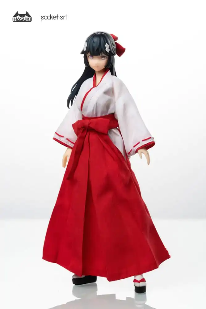 Pocket Art Action Action Figure 1/12 PA005 Exorcism Shrine Maiden Tsubaki 15 cm product photo