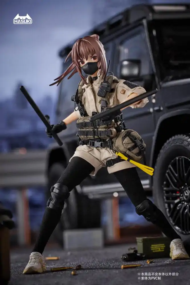 Pocket Art Action Action Figure 1/12 PA006 Reizei Hiyo the Security 15 cm product photo