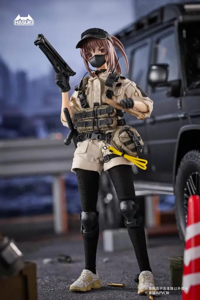 Pocket Art Action Action Figure 1/12 PA006 Reizei Hiyo the Security 15 cm product photo