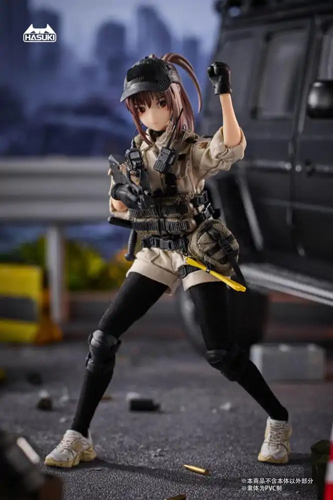 Pocket Art Action Action Figure 1/12 PA006 Reizei Hiyo the Security 15 cm product photo