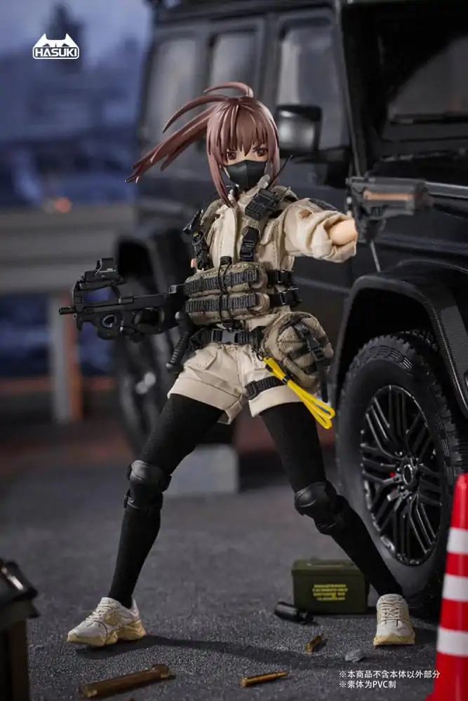 Pocket Art Action Action Figure 1/12 PA006 Reizei Hiyo the Security 15 cm product photo
