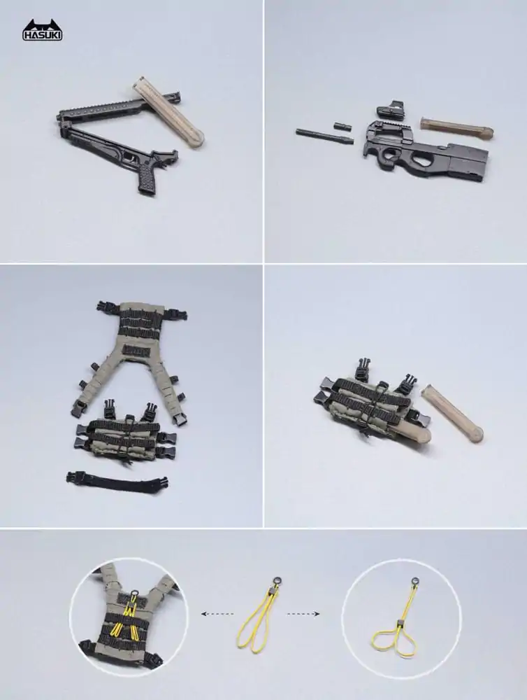 Pocket Art Action Action Figure 1/12 PA006 Reizei Hiyo the Security 15 cm product photo