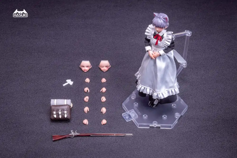 Pocket Art Action Action Figure 1/12 PA010 Maid Gunner FKEY 15 cm product photo