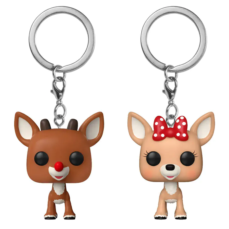 Pocket POP pack 2 keychain Disney Rudolph - Rudolph & Clarice termékfotó