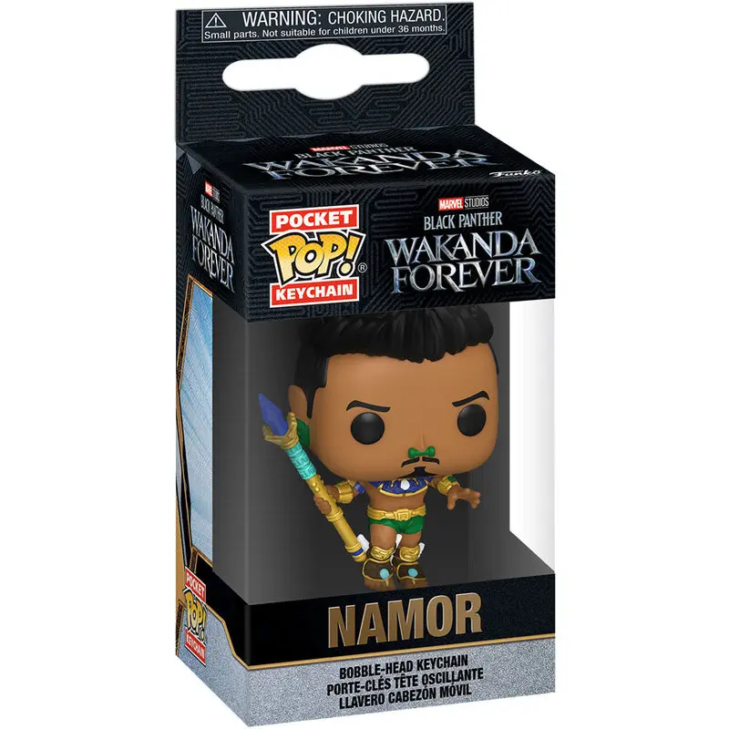 Pocket POP Keychain Black Panther Wakanda Forever Namor product photo