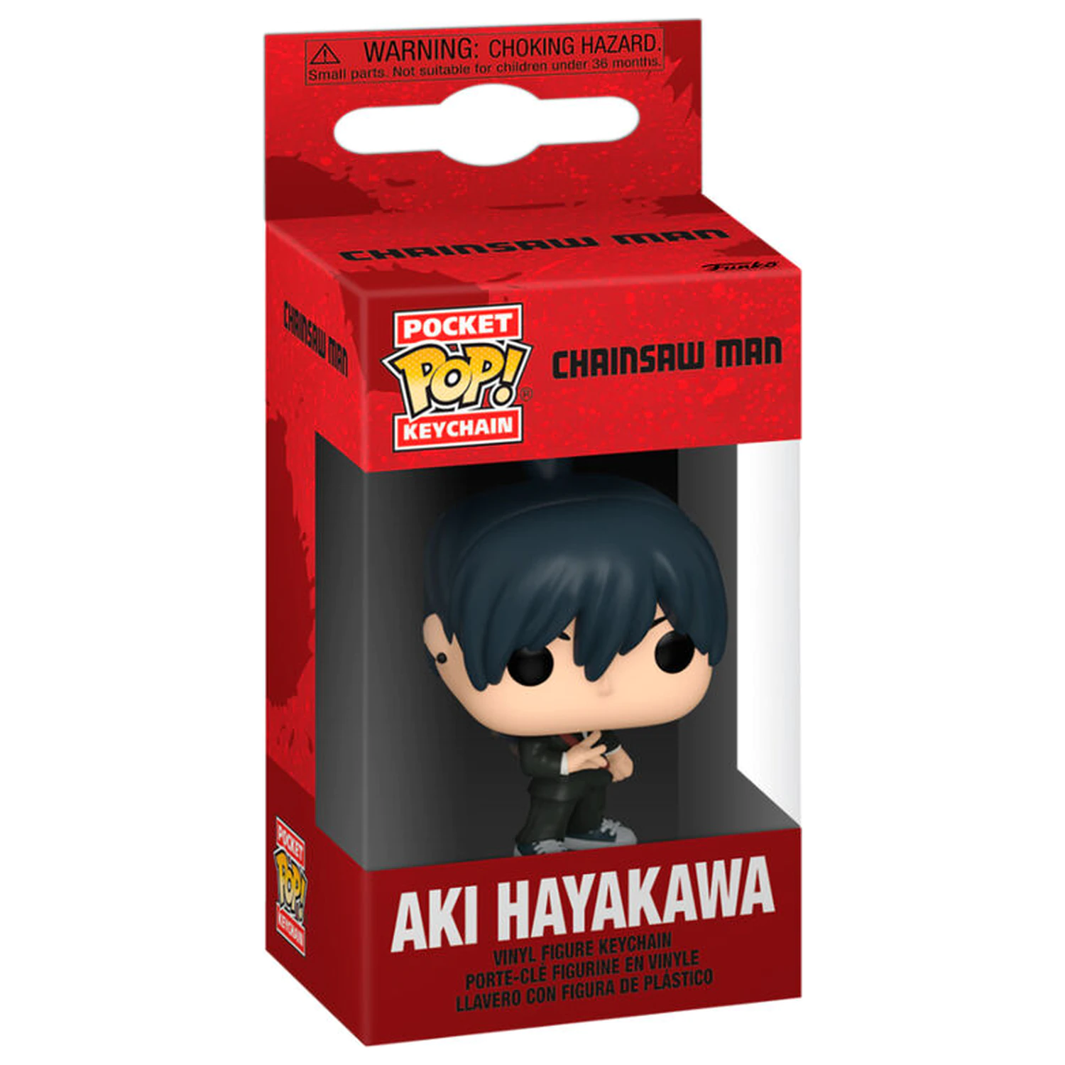 Pocket Funko POP Keychain Chainsaw Man Aki Hayakawa product photo