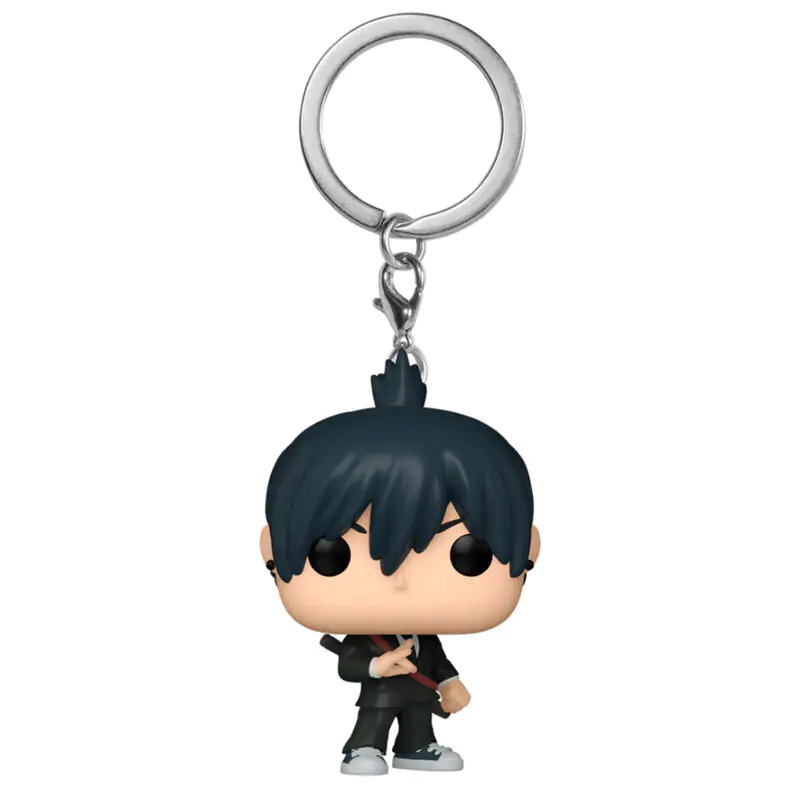 Pocket Funko POP Keychain Chainsaw Man Aki Hayakawa product photo