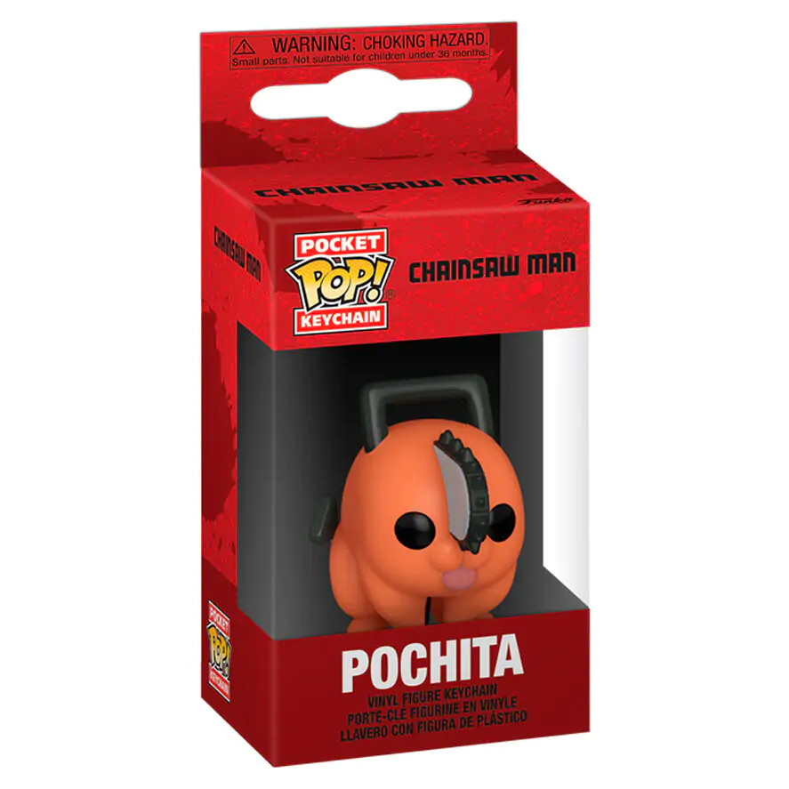 Pocket Funko POP Keychain Chainsaw Man Pochita product photo