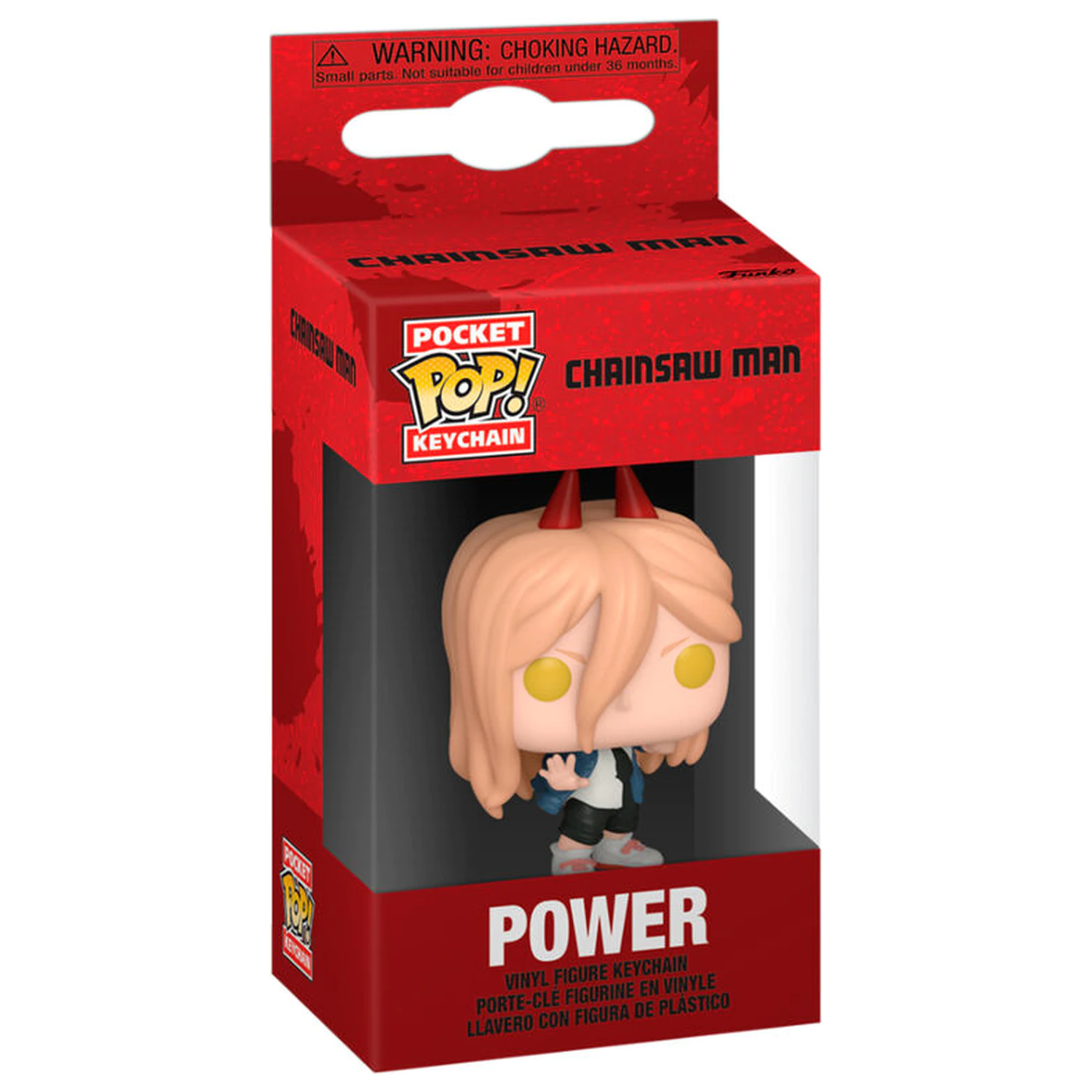 Pocket Funko POP Keychain Chainsaw Man Power product photo