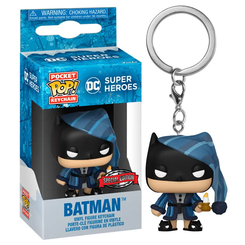 Pocket POP Keychain DC Comics Holiday Batman Exclusive product photo