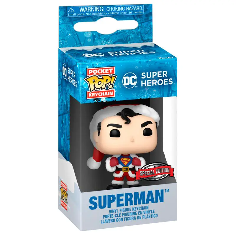 Pocket POP Keychain DC Comics Holiday Superman Exclusive product photo