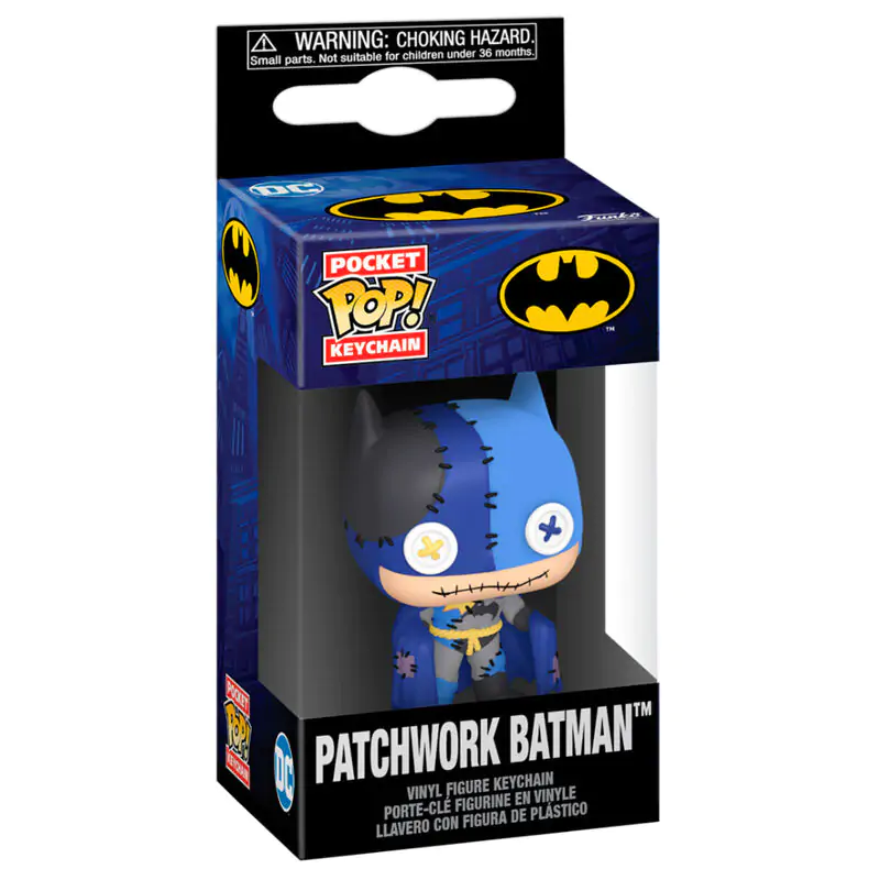 Pocket Funko POP Keychain DC Comics Patchwork Batman product photo