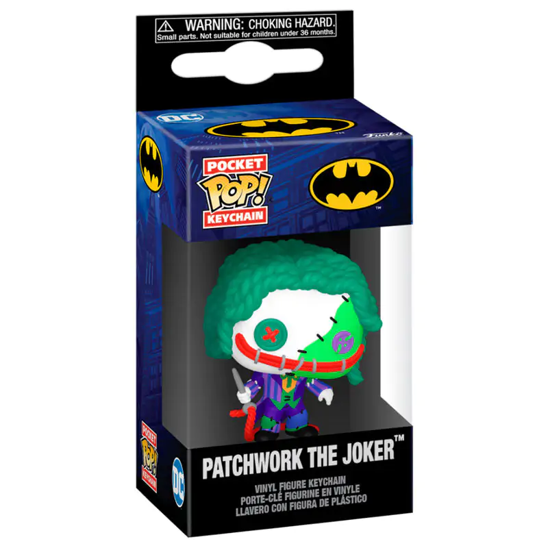 Pocket Funko POP Keychain DC Comics Patchwork Joker product photo