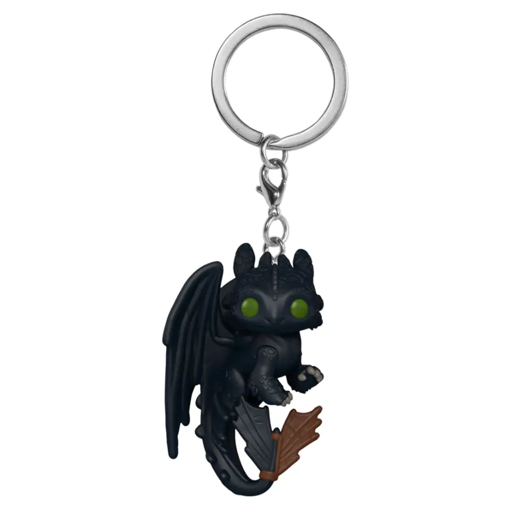 Pocket Funko POP Keychain Deluxe How to Train Your Dragon Toothless product photo