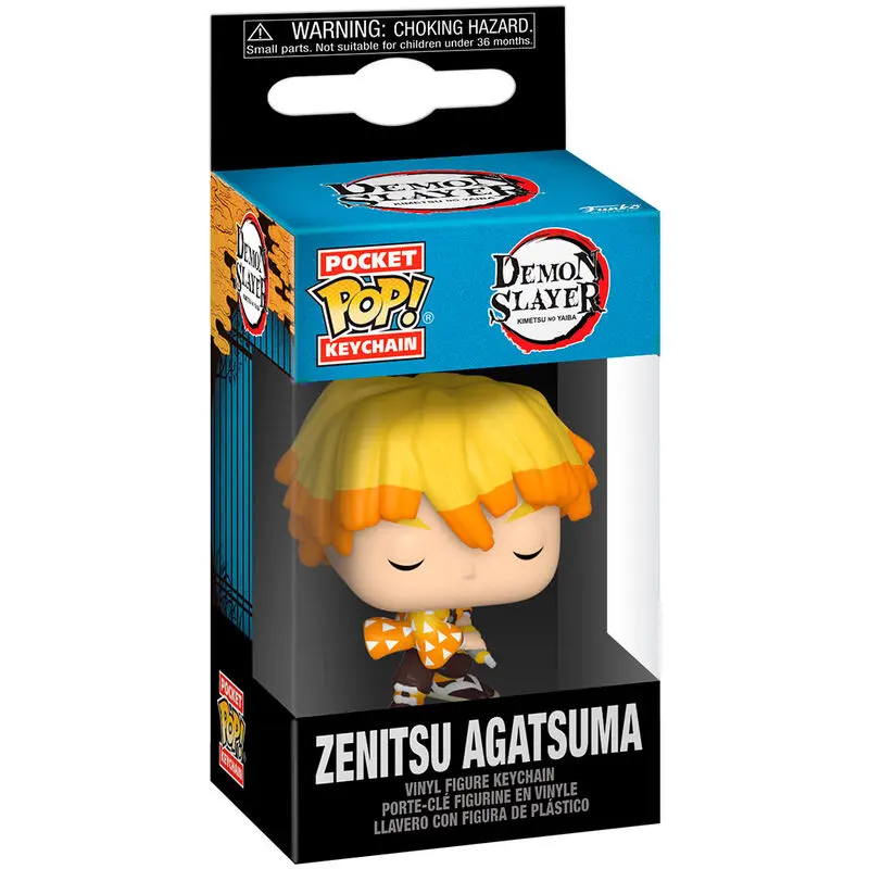 Pocket POP Keychain Demon Slayer Kimetsu no yaiba Zenitsu Agatsuma product photo